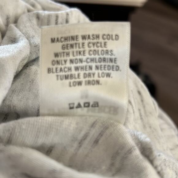 Spring + Mercer Space Dye Tee Size M Heather Gray Long Sleeve Tee Tunic - Picture 9 of 9